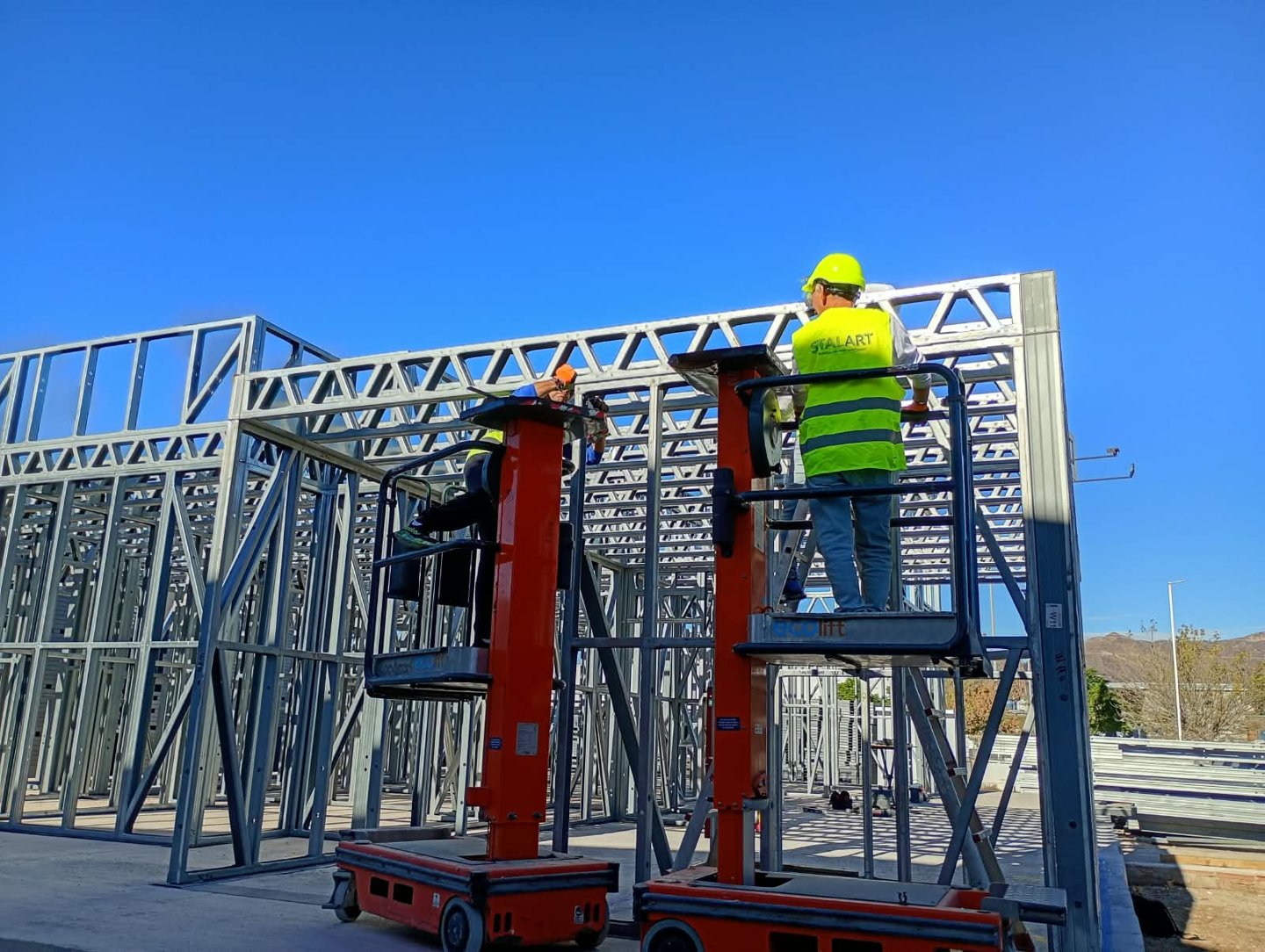 Molmex Steel Frame en obra